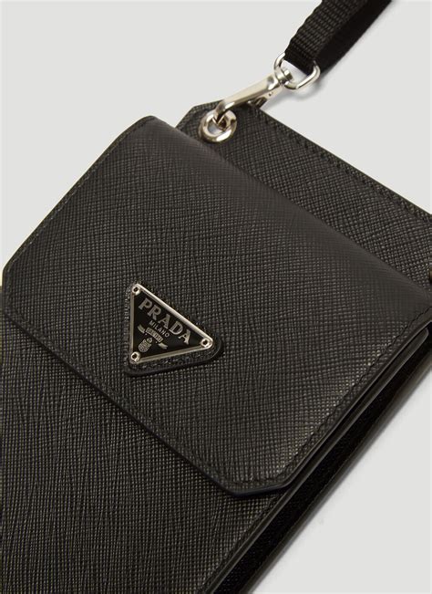 prada saffiano phone case|Prada Triangle Saffiano Leather Phone Case .